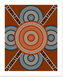 Aboriginal Art Art Print 53207517