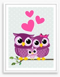 Owls Framed Art Print 53216974