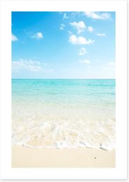 Turquoise waters Art Print 53244509