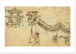 Dragons Art Print 53245660