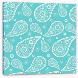 Paisley Stretched Canvas 53592475