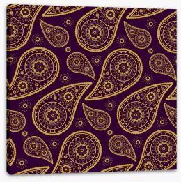 Paisley Stretched Canvas 53597117