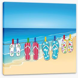Beach days Stretched Canvas 53622722