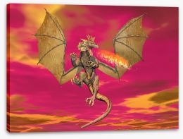 Dragons Stretched Canvas 53697481
