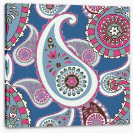 Paisley Stretched Canvas 53736396