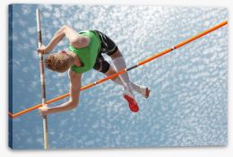 Pole vault sky Stretched Canvas 53868594