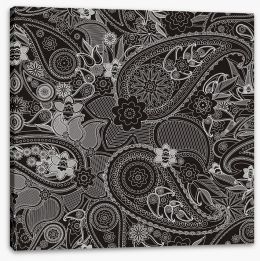 Paisley Stretched Canvas 54065159