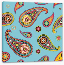Paisley Stretched Canvas 54145516
