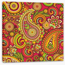 Paisley Stretched Canvas 54147312