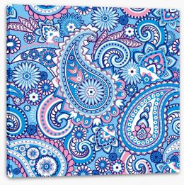 Pretty paisley Stretched Canvas 54148884
