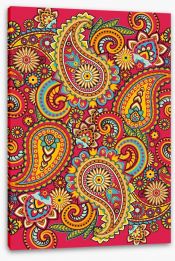 Paisley Stretched Canvas 54149137