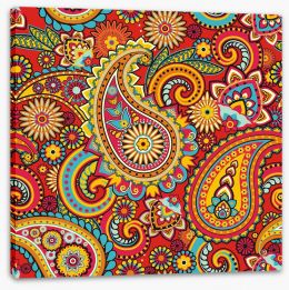 Paisley Stretched Canvas 54149144