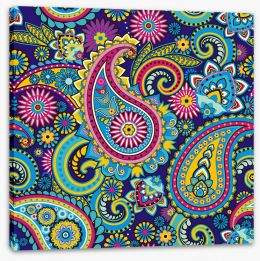 Paisley Stretched Canvas 54149151