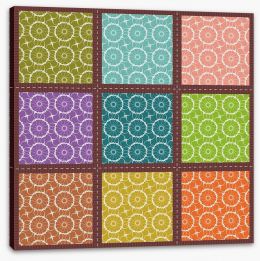 Patchwork Stretched Canvas 54151660