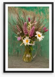 Wildflowers in a jug Framed Art Print 54233238