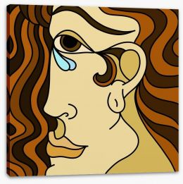 Cubism Stretched Canvas 54289430