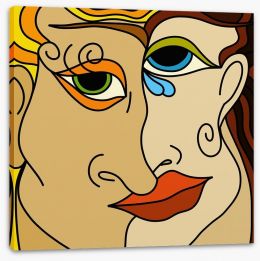 Cubism Stretched Canvas 54289820