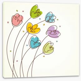 Fun Gardens Stretched Canvas 54356231