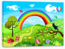 Rainbows Stretched Canvas 54810179