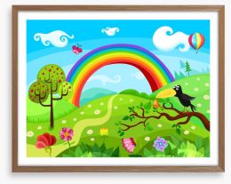 Rainbows Framed Art Print 54810179