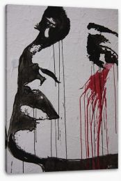 Tears of blood Stretched Canvas 54846195