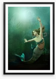 The little mermaid Framed Art Print 55179612
