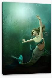 The little mermaid Stretched Canvas 55179612