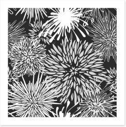 Chrysanthemum burst Art Print 55221043