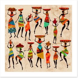 African Art Art Print 55270391