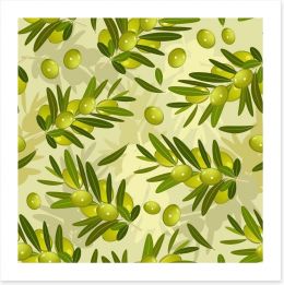 Olive branches Art Print 55270676