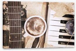 Acoustic morning Stretched Canvas 55361444
