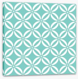 Geometric leaves Stretched Canvas 55415130