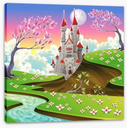 Fairy Castles Stretched Canvas 55420279