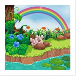 Rainbows Art Print 55482612