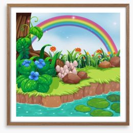 Rainbows Framed Art Print 55482612