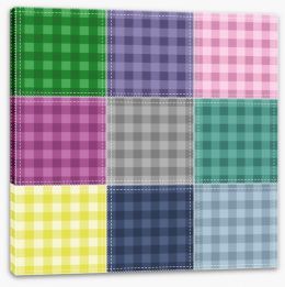 Patchwork Stretched Canvas 55520741
