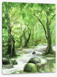 Watercolour Stretched Canvas 55691618