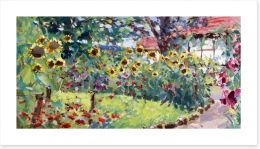 The sunflower garden Art Print 55761448
