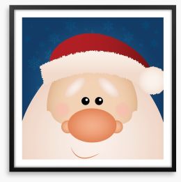 Santa knows Framed Art Print 55797728
