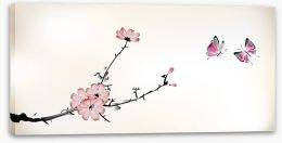 Butterfly blossom Stretched Canvas 55850789