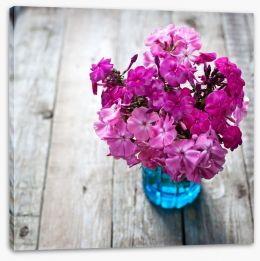 Pink flowers Stretched Canvas 55911169