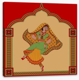 Sanskrit dancer Stretched Canvas 55911655