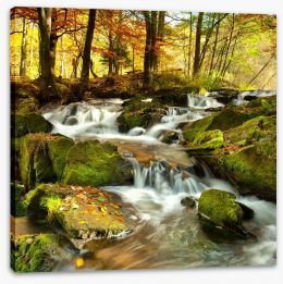 Waterfalls Stretched Canvas 55996674