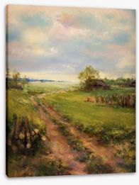 A stroll in the countryside Stretched Canvas 56034634