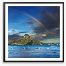 Rainbows Framed Art Print 56278821