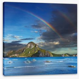 Rainbows Stretched Canvas 56278821