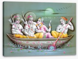 Indian Art Stretched Canvas 5630570