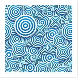 Round and round in circles Art Print 56467605