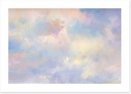 Soft evening clouds Art Print 56539605