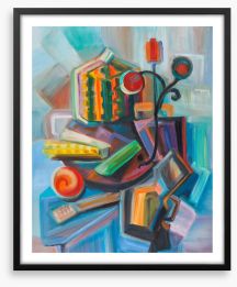 Don't forget your toothbrush Framed Art Print 56570823